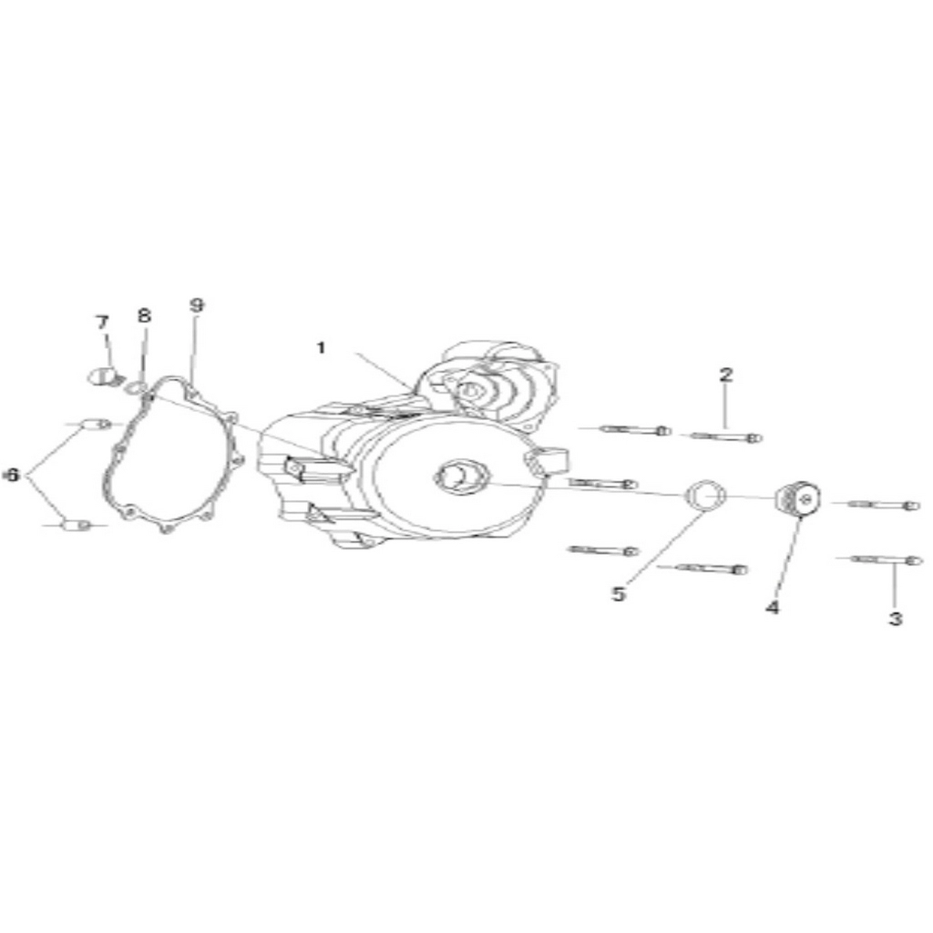 ASYA AS250 (250-MJR) STATOR KAPAK CONTASI #AS250-MJ E1309